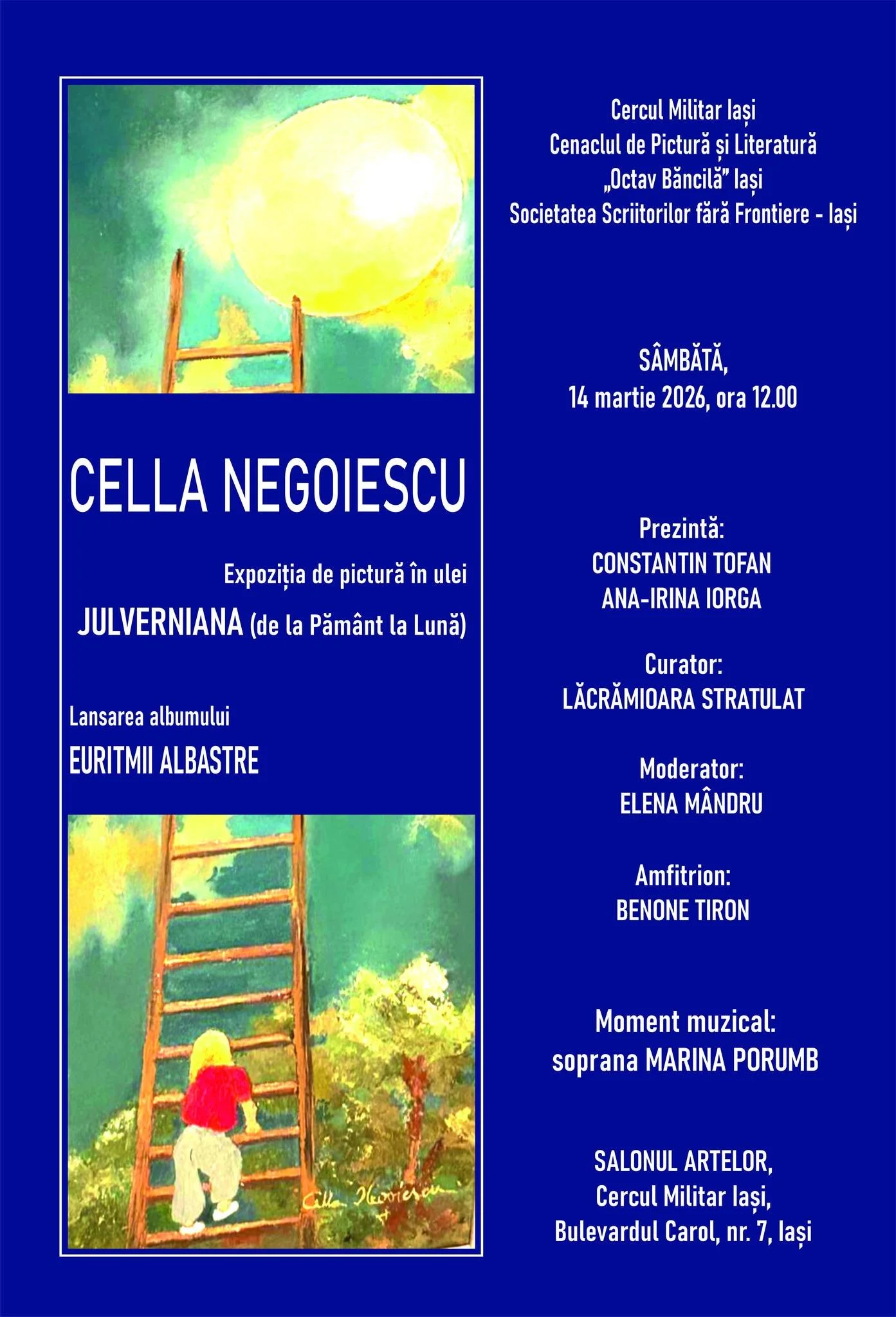 Expoziție de pictură în ulei: Cella Negoiescu