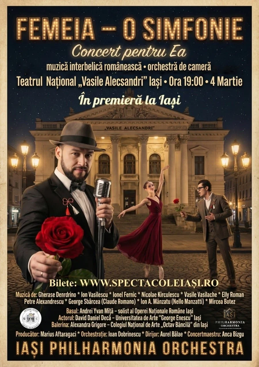 „Femeia - o Simfonie”, în premieră la Iași