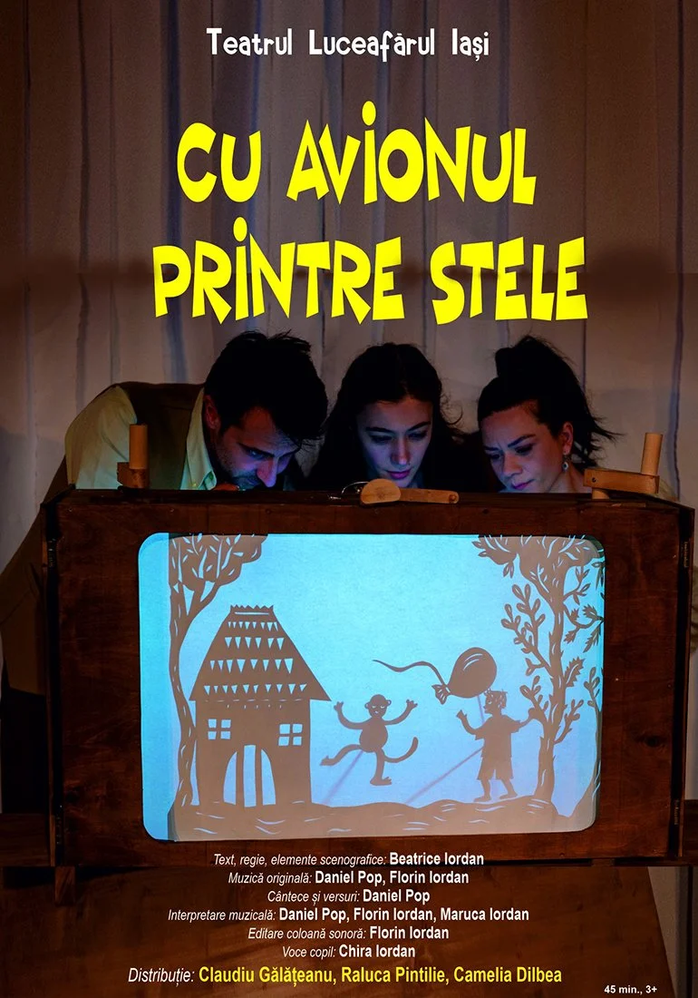 Spectacol pentru copii: „Cu avionul printre stele”, la Teatrul Luceafărul