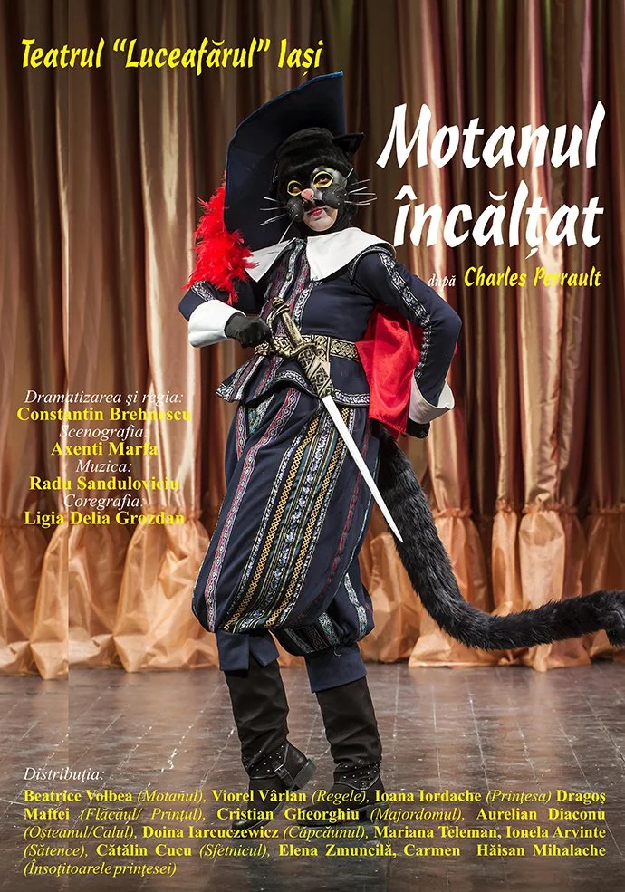 „Motanul încălțat”, la Teatrul Luceafărul 