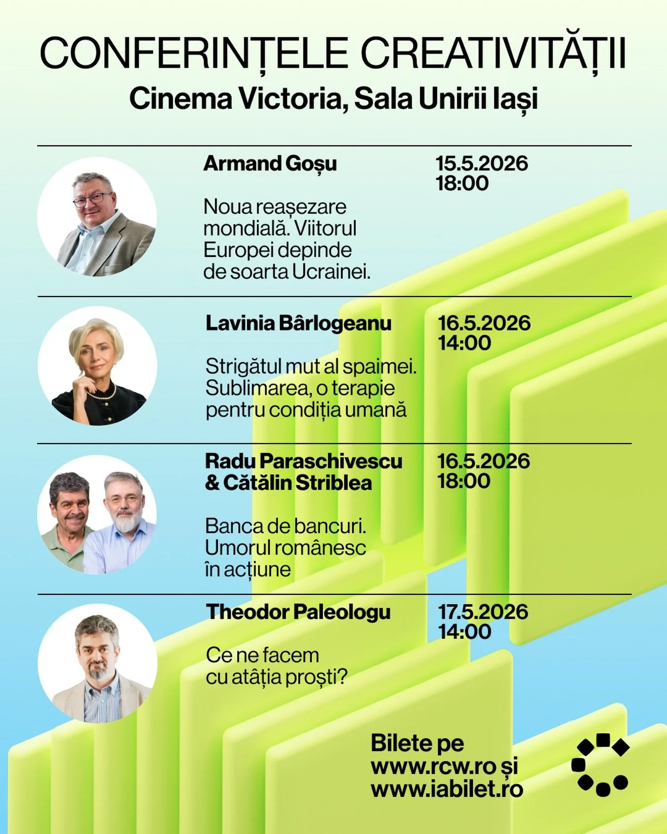 Conferințele creativității, RCW 2026