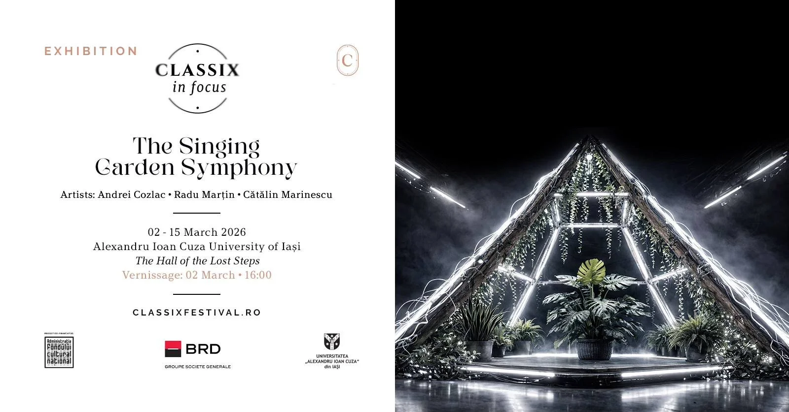 „The Singing Garden Symphony”, expoziție în cadrul Classix in Focus