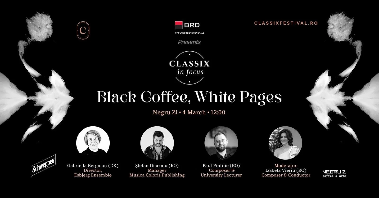 „Black Coffee, White Pages” dialog Classix in Focus