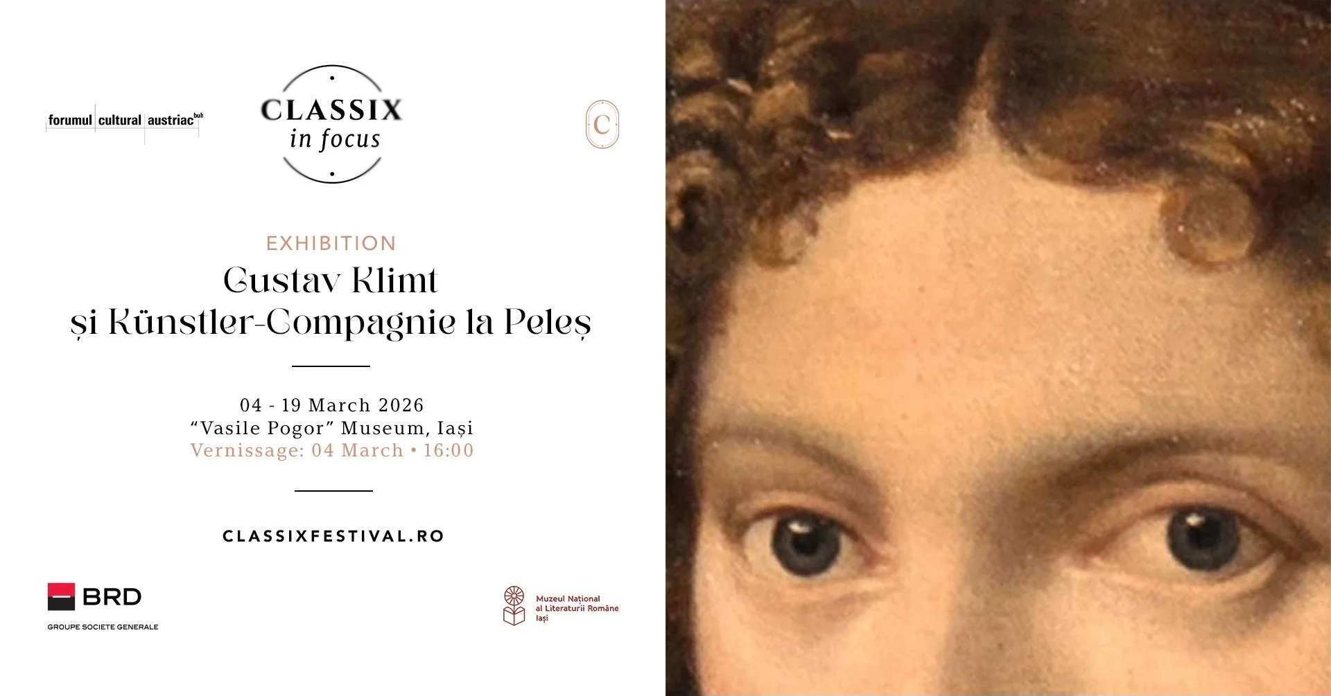 Expoziție: „Gustav Klimt și Kunstler-Compagnie la Peleș”. Classix in Focus