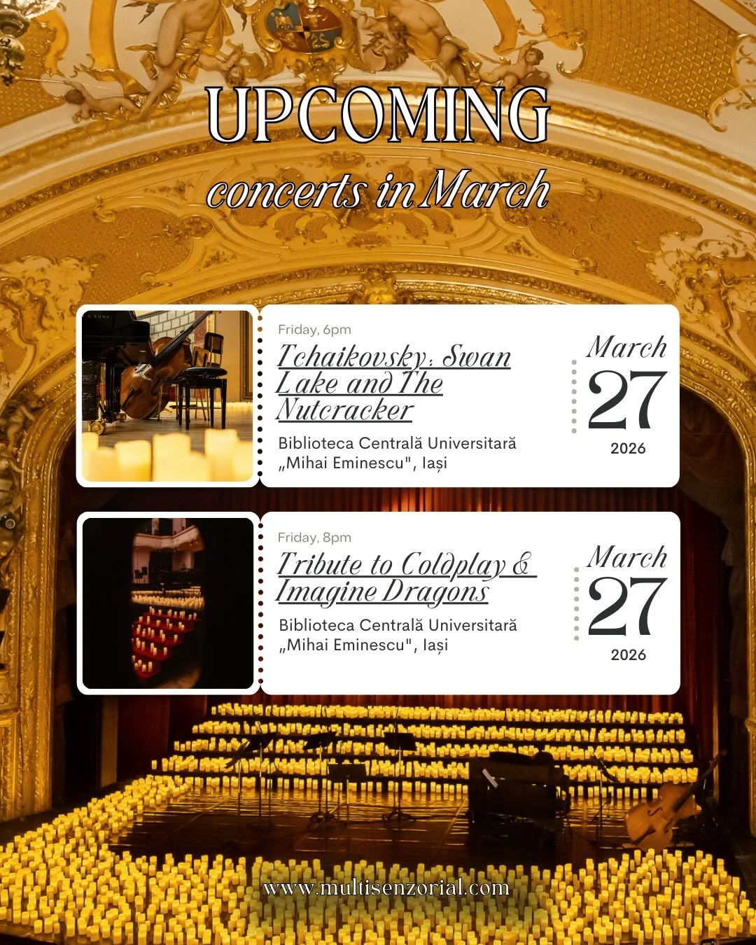 Ceaikovski, concert multisenzorial la Biblioteca Centrală Universitară „Mihai Eminescu” Iași