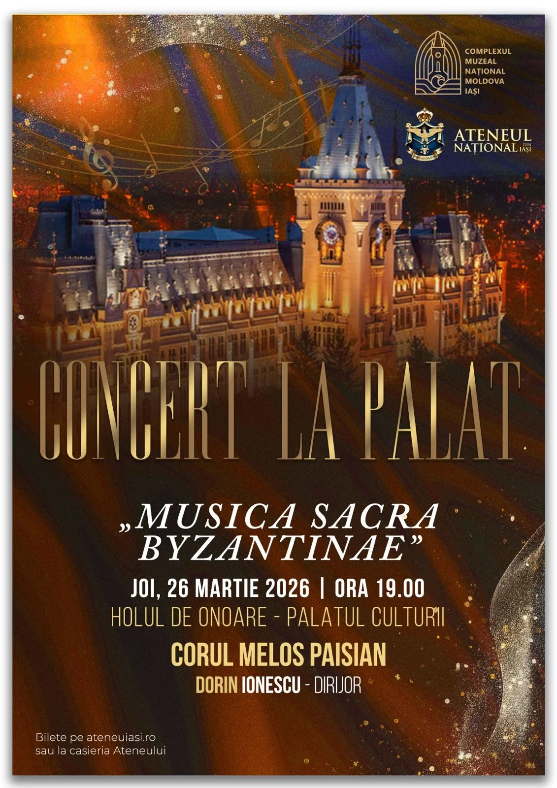 Concert la Palat - „Musica Sacra Byzantinae”