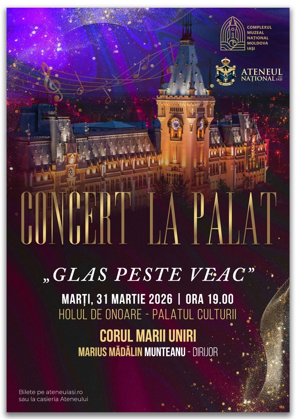 Concert la Palat - „Glas peste veac”
