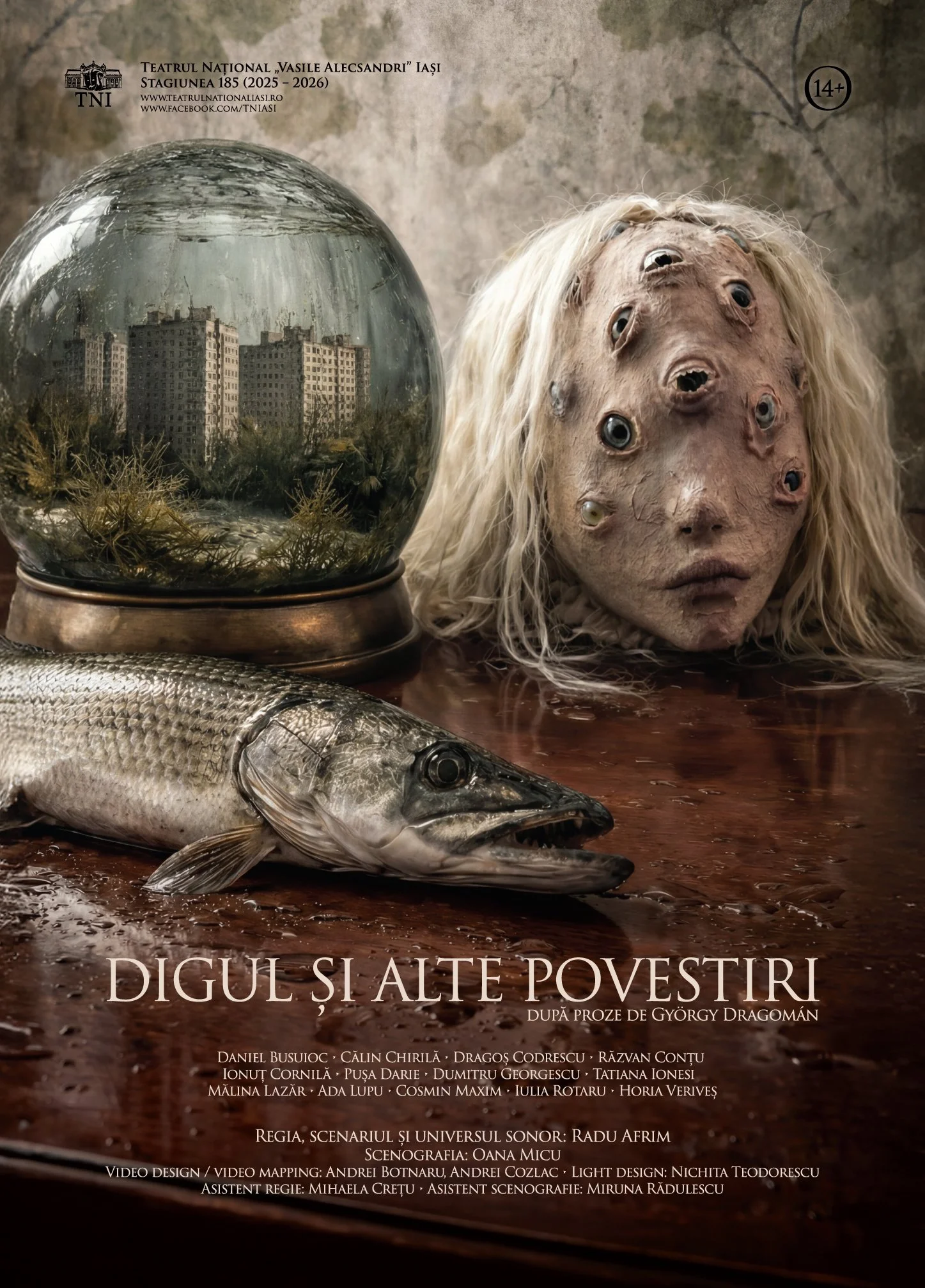 „Digul și alte povestiri”, regia Radu Afrim, la Sala de Teatru la Cub, în 1, 2 și 3 mai
