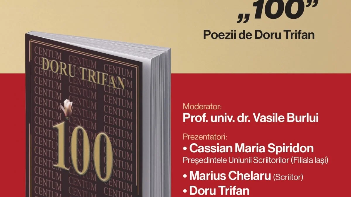 Lansare de carte: „100” de Doru Trifan, la Palatul Braunstein