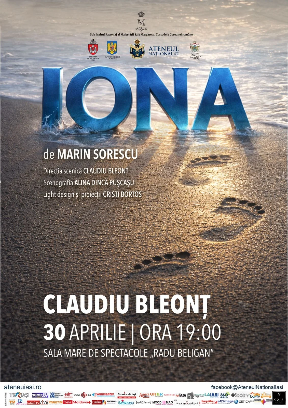 „Iona”, în regia și cu Claudiu Bleonț, la Ateneul Național Iași