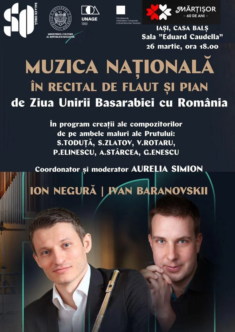 Recital de flaut și pian la Casa Balș