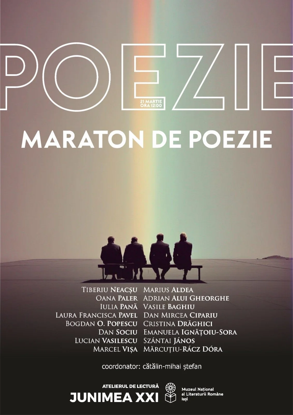 Maraton de poezie la MNLR Iași, de Ziua Mondială a Poeziei