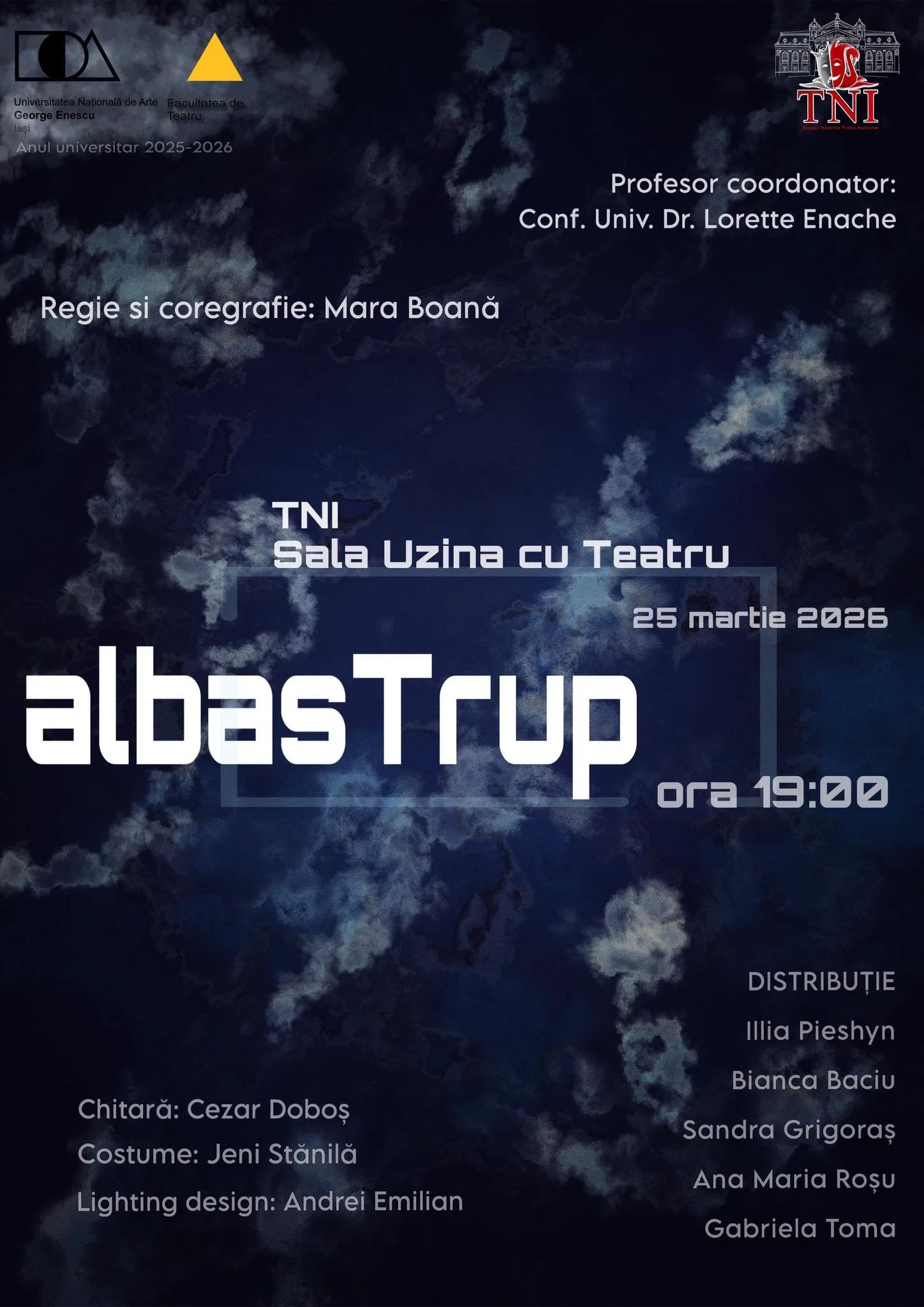 „albasTrup”, spectacol coregrafic la Sala Uzina cu Teatru