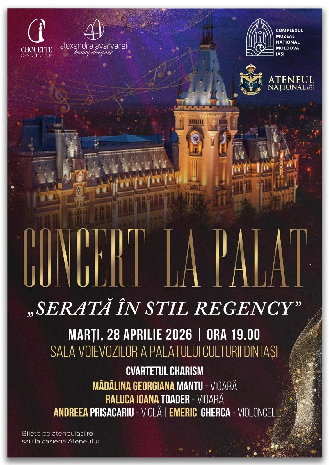 „Serată în Stil Regency” - Concert la Palat