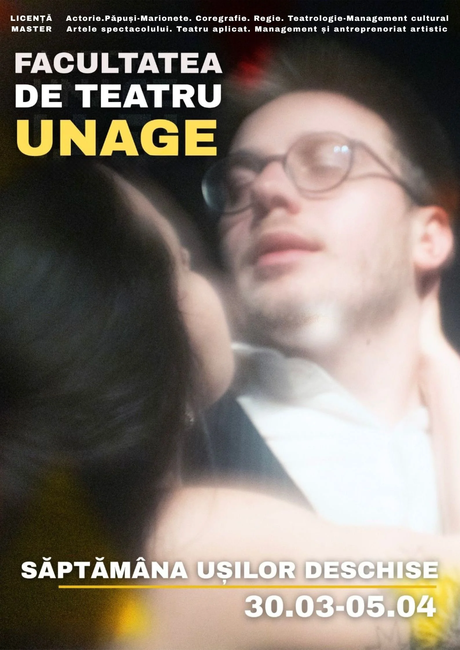 Săptămâna ușilor deschise la Facultatea de Teatru, UNAGE