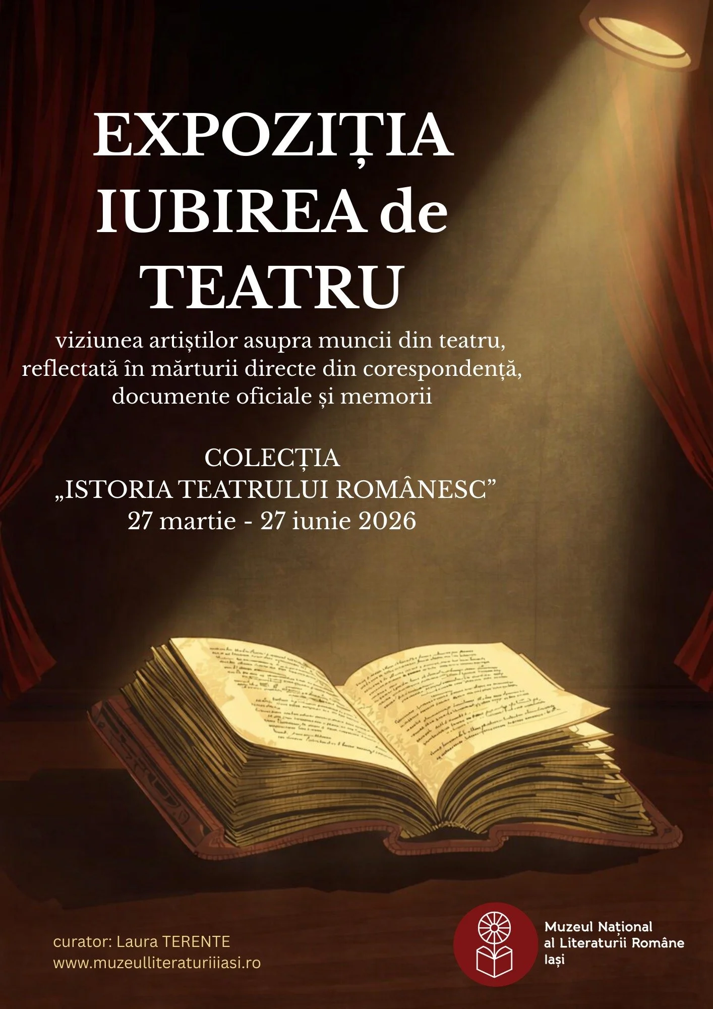 „Iubirea de teatru”, expoziție deschisă la MNLR Iași de Ziua Mondială a Teatrului