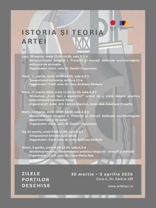 Zilele porților deschise la Facultatea de Arte Vizuale și Design