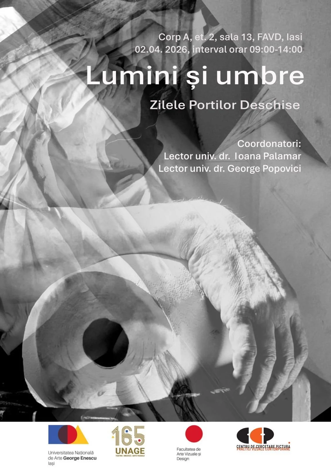 „Lumini și umbre”, Ziua Porților Deschise la Facultatea de Arte Vizuale și Design