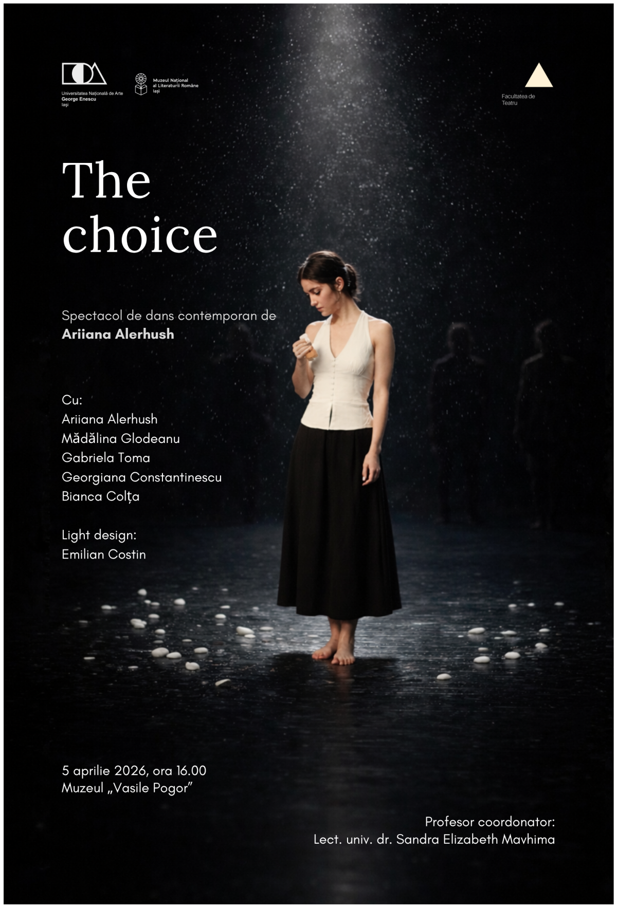 „The Choice”, spectacol de dans  contemporan de Ariiana Alerhush