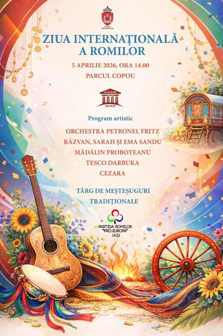 Program artistic în Copou de Ziua Internațională a Romilor