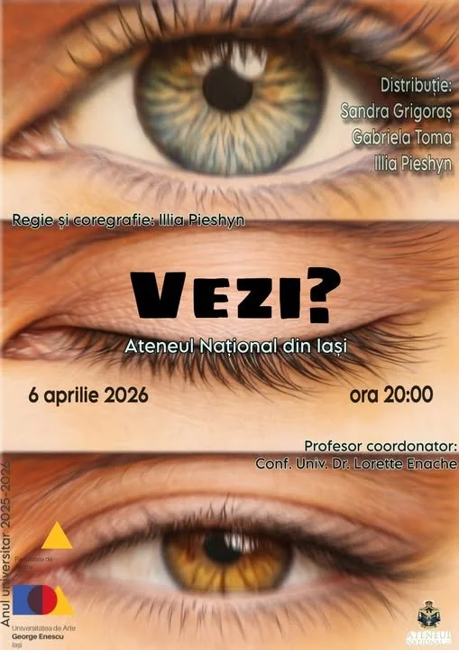 „Vezi?”, spectacol de dans contemporan la Ateneul Național Iași