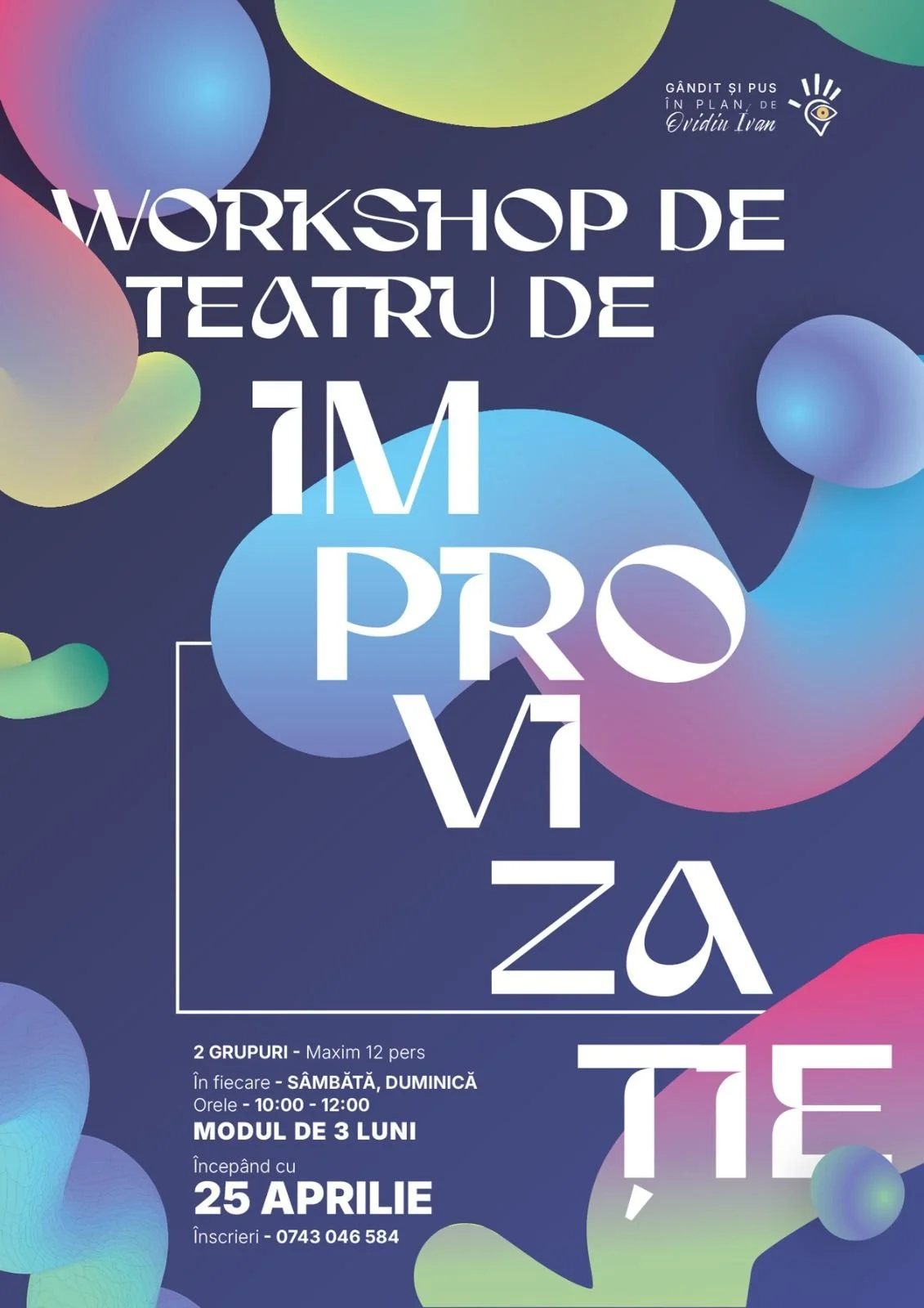 Workshop de teatru de improvizație cu Ovidiu Ivan