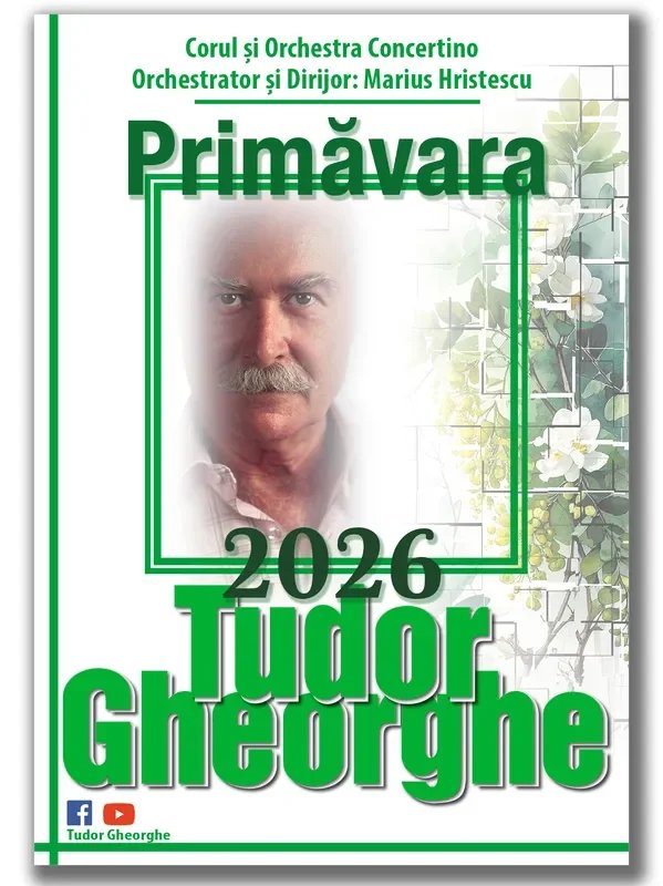 Tudor Gheorghe revine cu Primăvara 2026