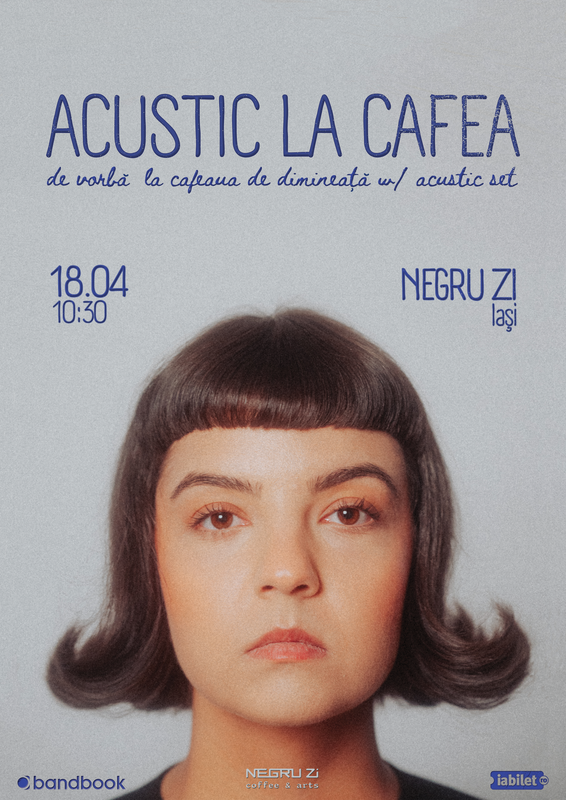 „Acustic la cafea”, Andra Andriucă la Negru Zi