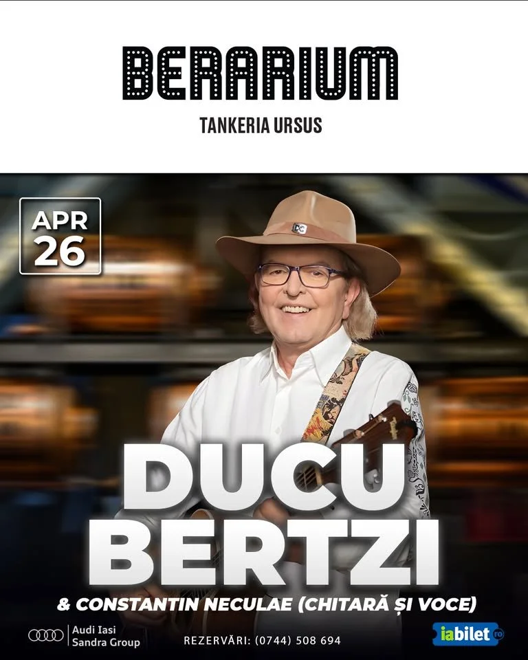 Ducu Bertzi și Constantin Neculae, la Berarium Tankeria Ursus