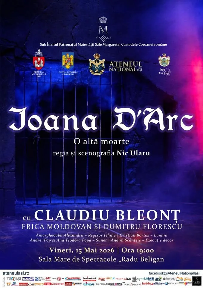 „Ioana D’Arc – O altă moarte”, regia Nic Ularu, la Ateneul Național Iași