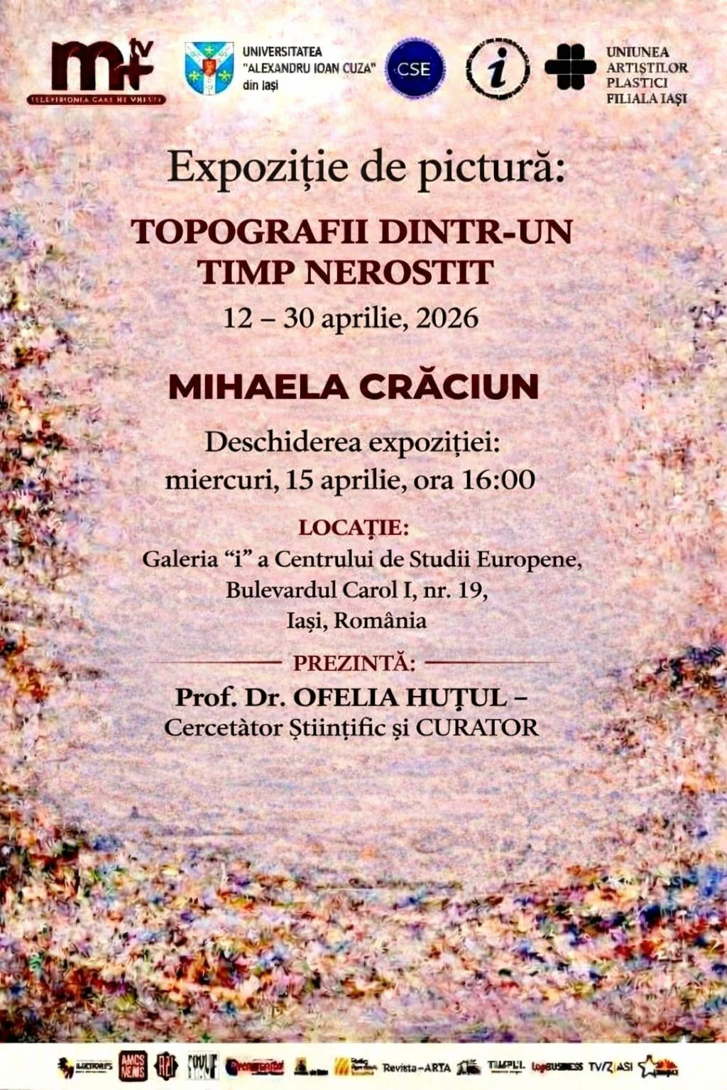„Topografii dintr-un timp nerostit”. O expoziție de Mihaela Crăciun