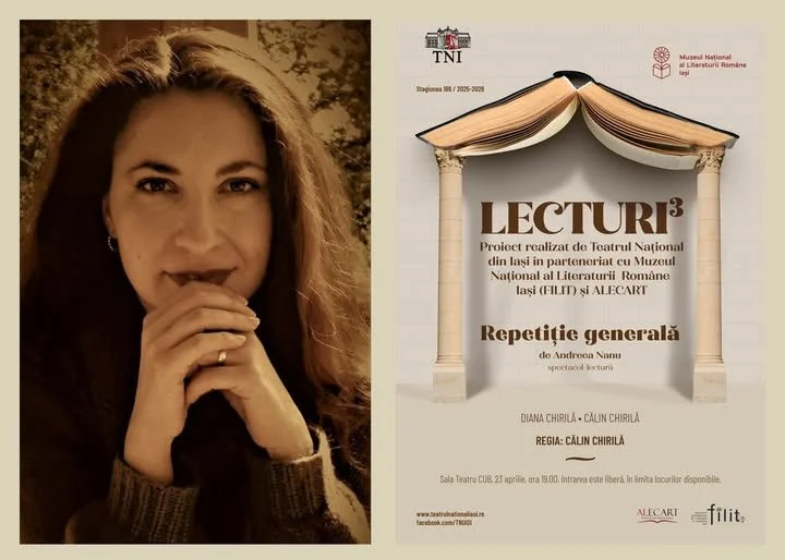 Spectacol-lectură la TNI: „Repetiție generală” de Andreea Nanu