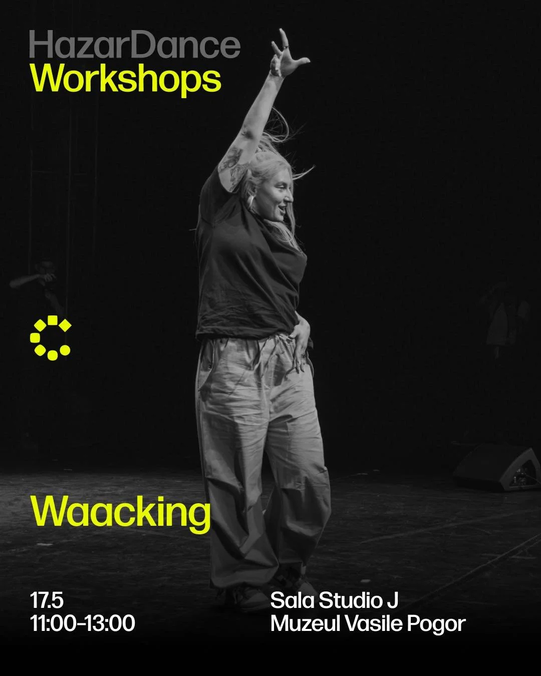 Primul workshop din cadrul 𝐇𝐚𝐳𝐚𝐫𝐃𝐚𝐧𝐜𝐞 𝐅𝐞𝐬𝐭𝐢𝐯𝐚𝐥 este 𝐖𝐚𝐚𝐜𝐤𝐢𝐧𝐠 𝐖𝐨𝐫𝐤𝐬𝐡𝐨𝐩