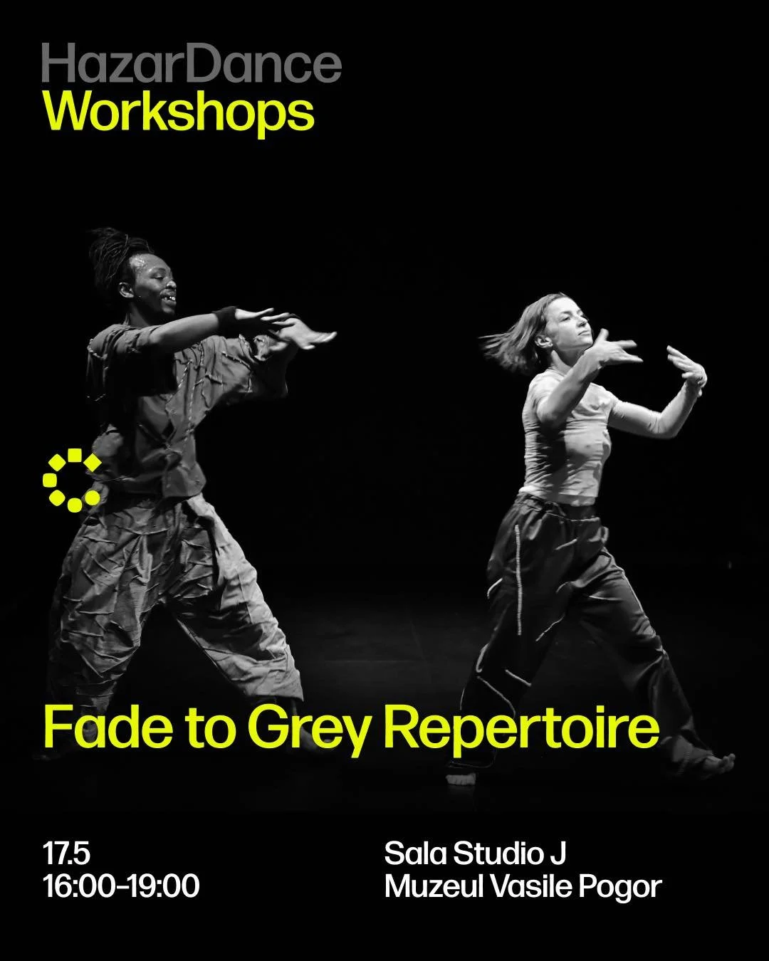 𝐅𝐚𝐝𝐞 𝐭𝐨 𝐆𝐫𝐞𝐲 𝐑𝐞𝐩𝐞𝐫𝐭𝐨𝐢𝐫𝐞 𝐖𝐨𝐫𝐤𝐬𝐡𝐨𝐩, în HazarDance Festival