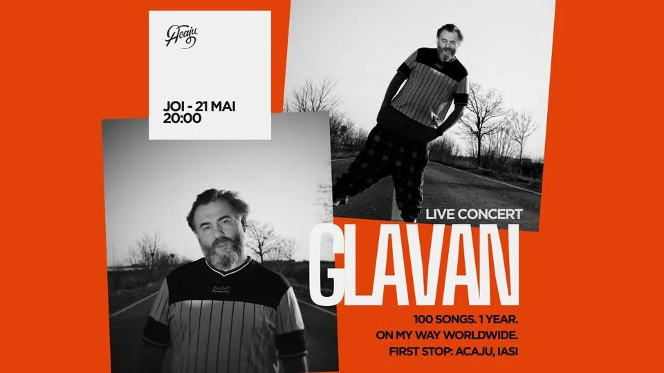 Concert live la Acaju Cafe: Glavan