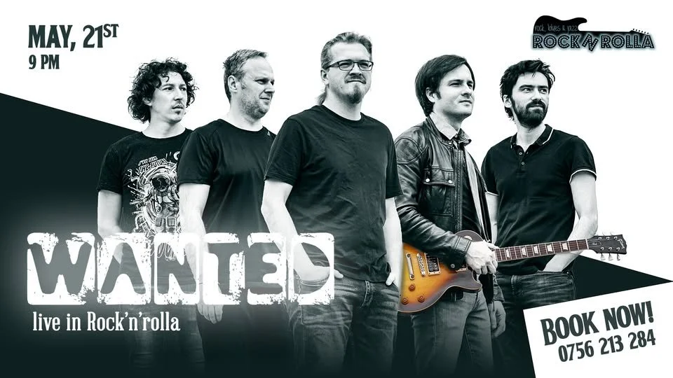Concert Wanted la Rocknrolla Iași
