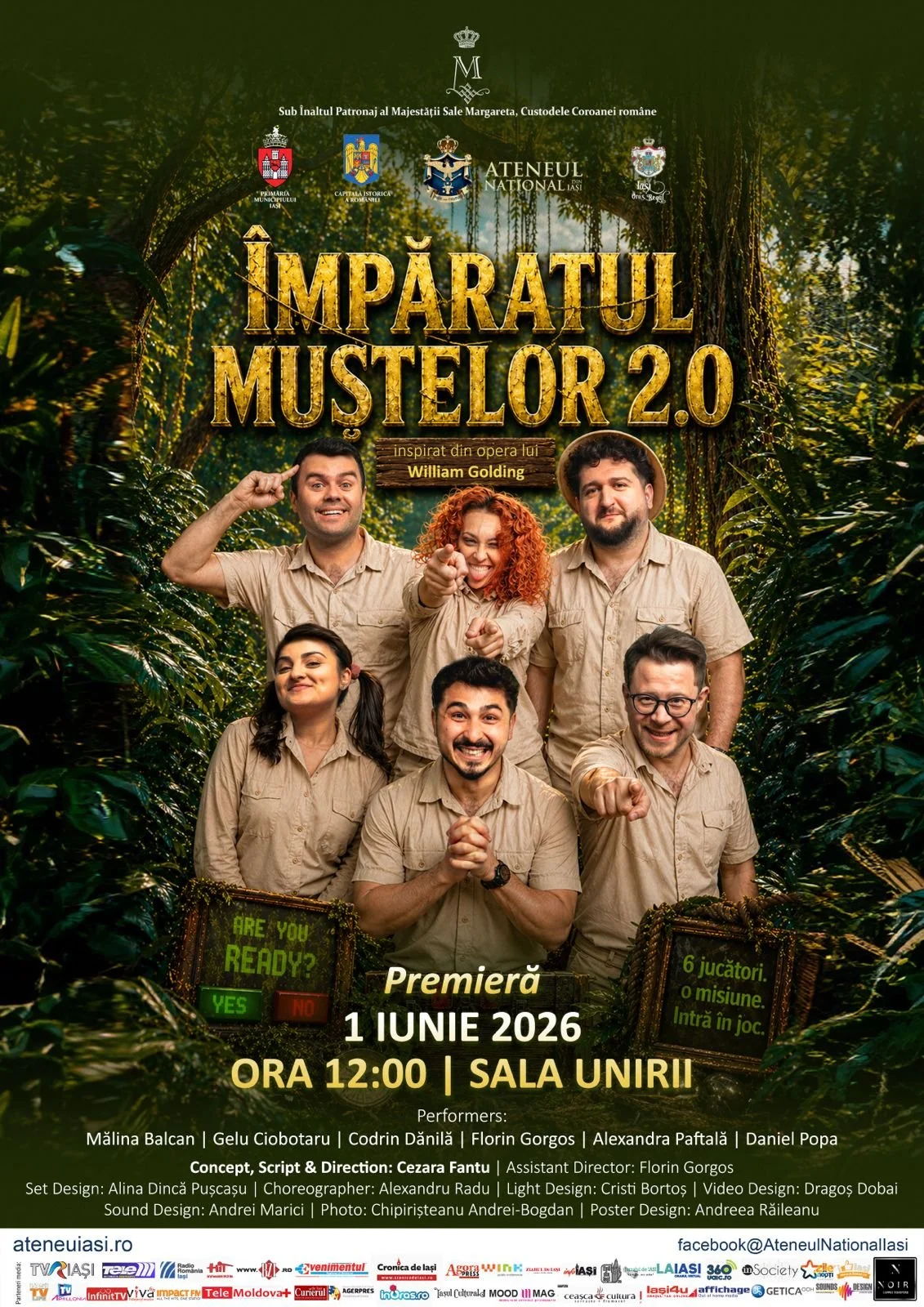 „Împăratul muștelor 2.0”, Premieră la Sala Unirii