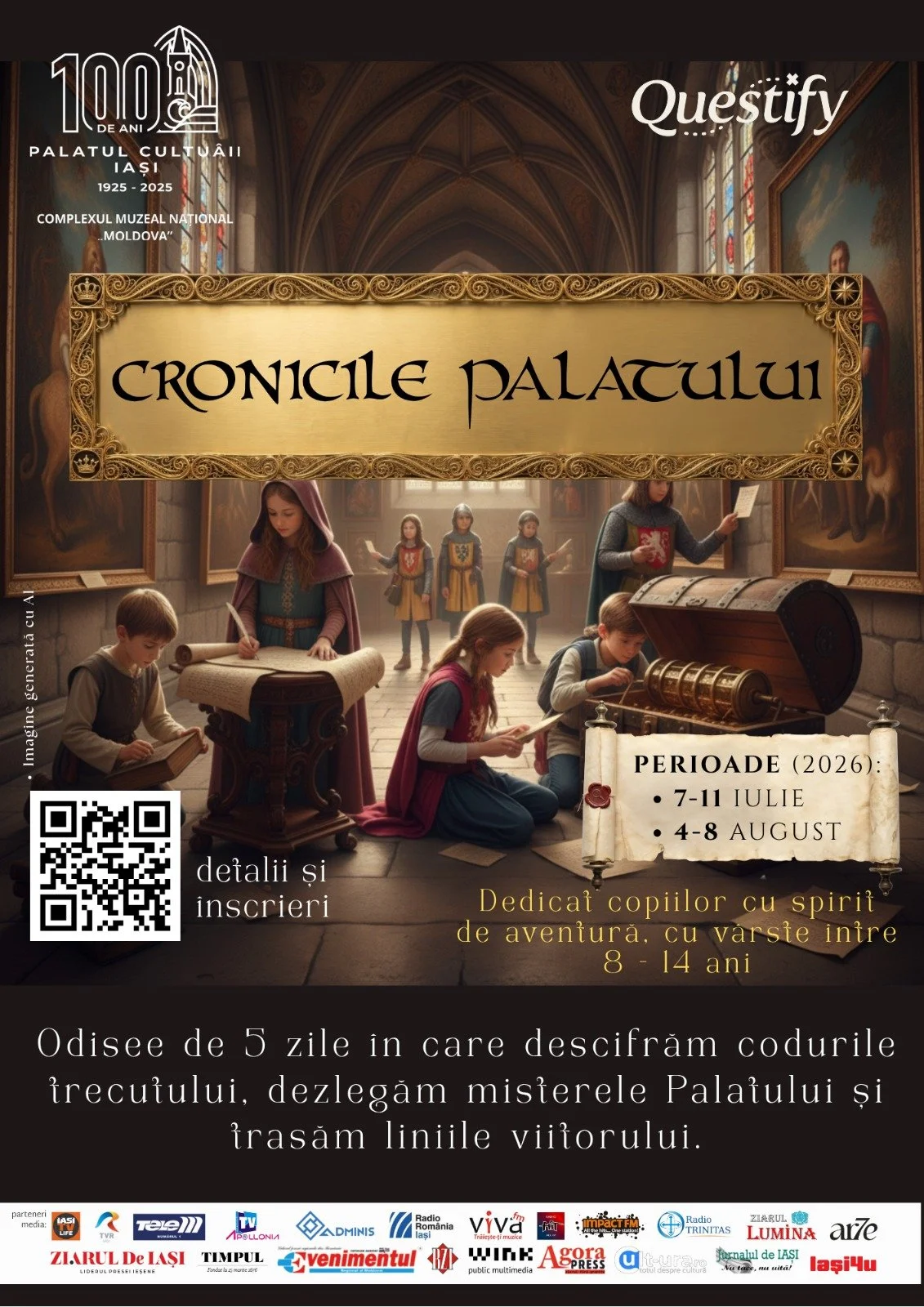 „Cronicile Palatului”, programul cultural-educativ care transformă muzeul în laborator de gândire critică