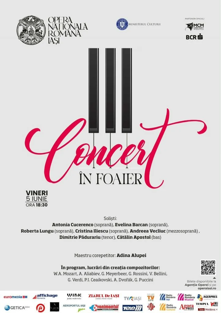 Concert în Foaier la Opera Națională Română Iași