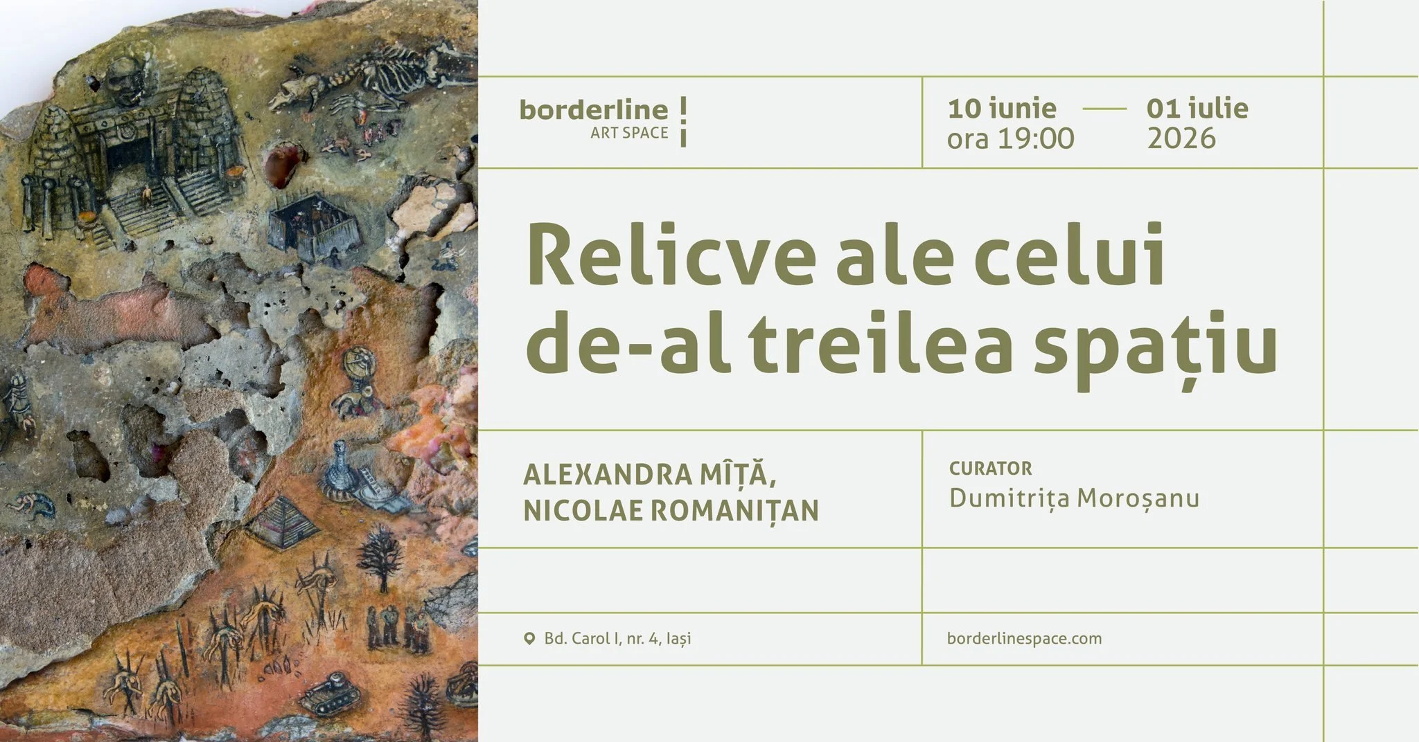 „Relicve ale celui de-al treilea spațiu”, expoziție de Alexandra Mîță și Nicolae Romanițan