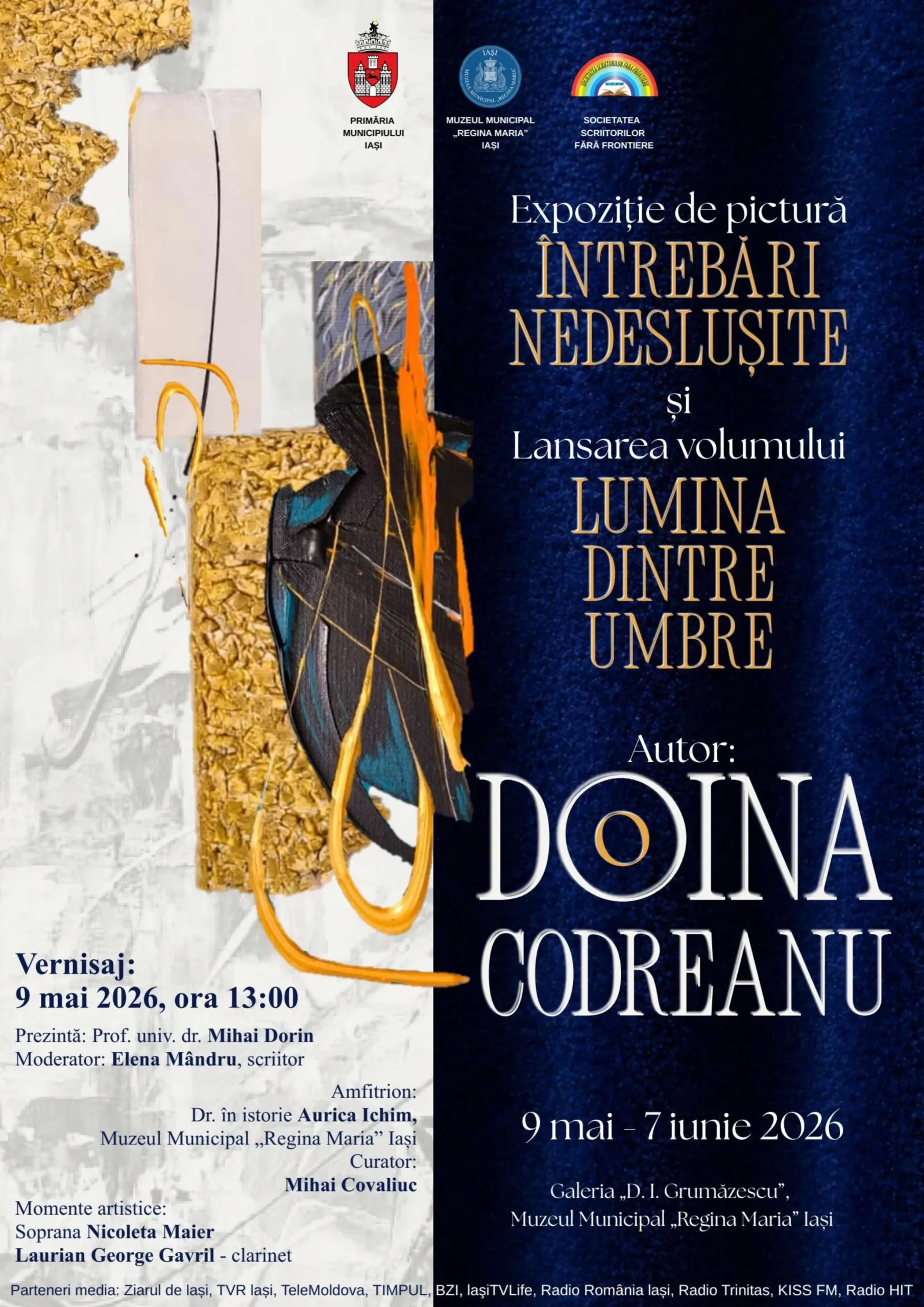 „Întrebări Nedeslușite”, expoziție de pictură de Doina Codreanu