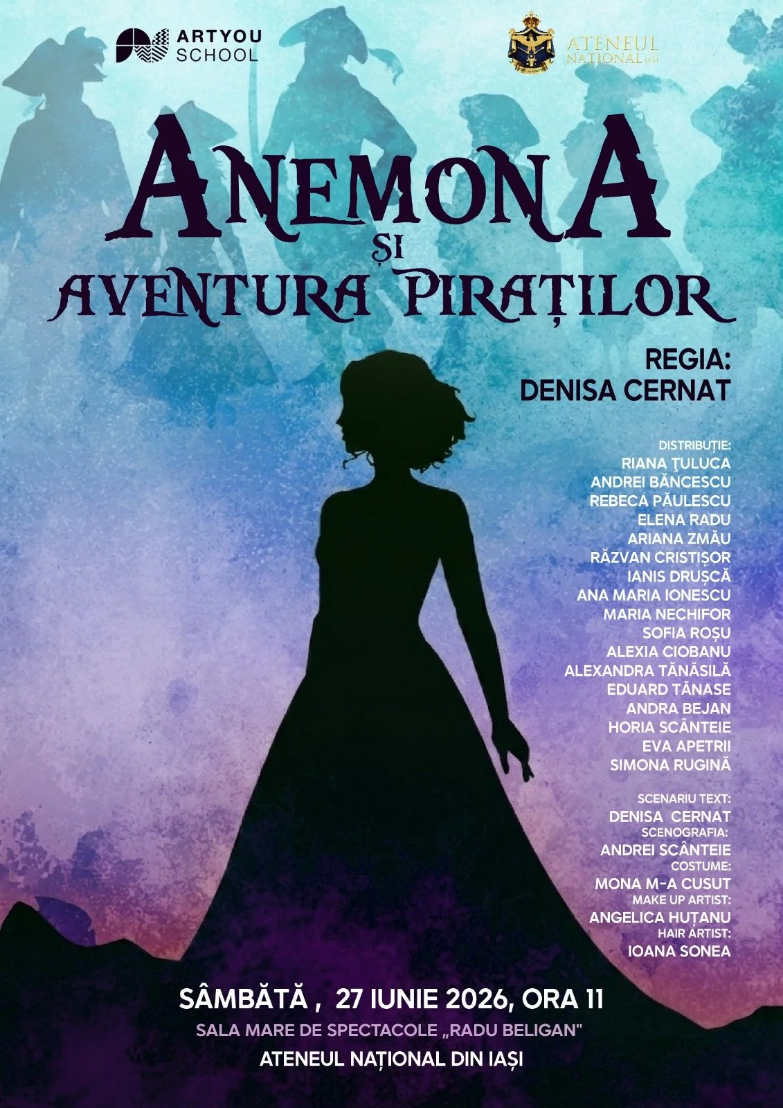 „Anemona și aventura piraților”, la Ateneul Național Iași