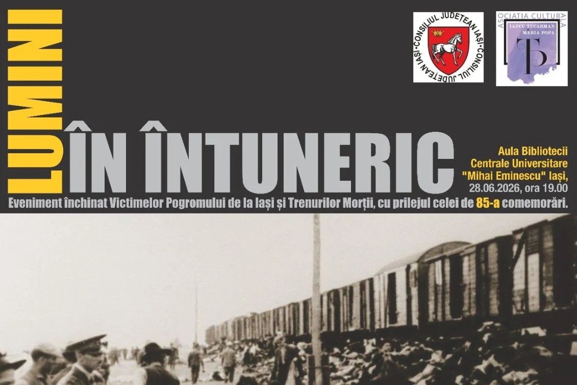 „Lumini în întuneric”, concert comemorativ închinat Victimelor Pogromului de la Iași