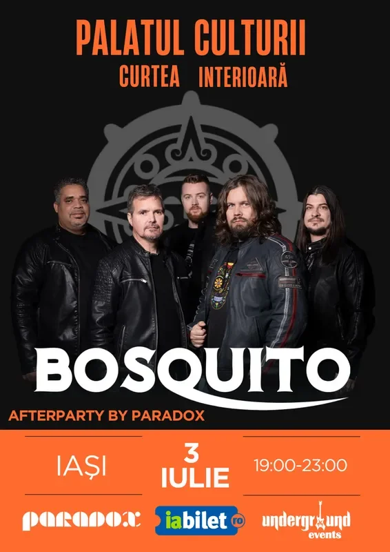Concert Bosquito în curtea interioară a Palatului Culturii