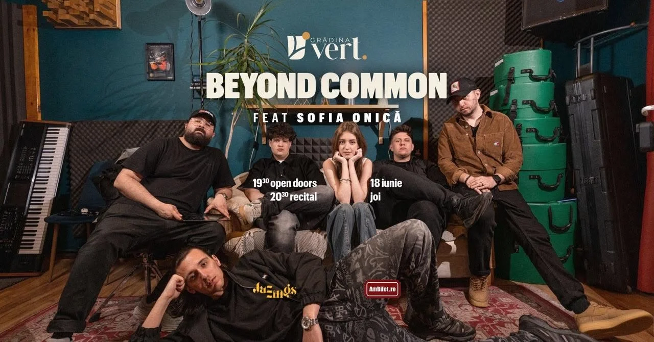 Concert în Grădina Vert: Beyond Common feat Sofia Onică