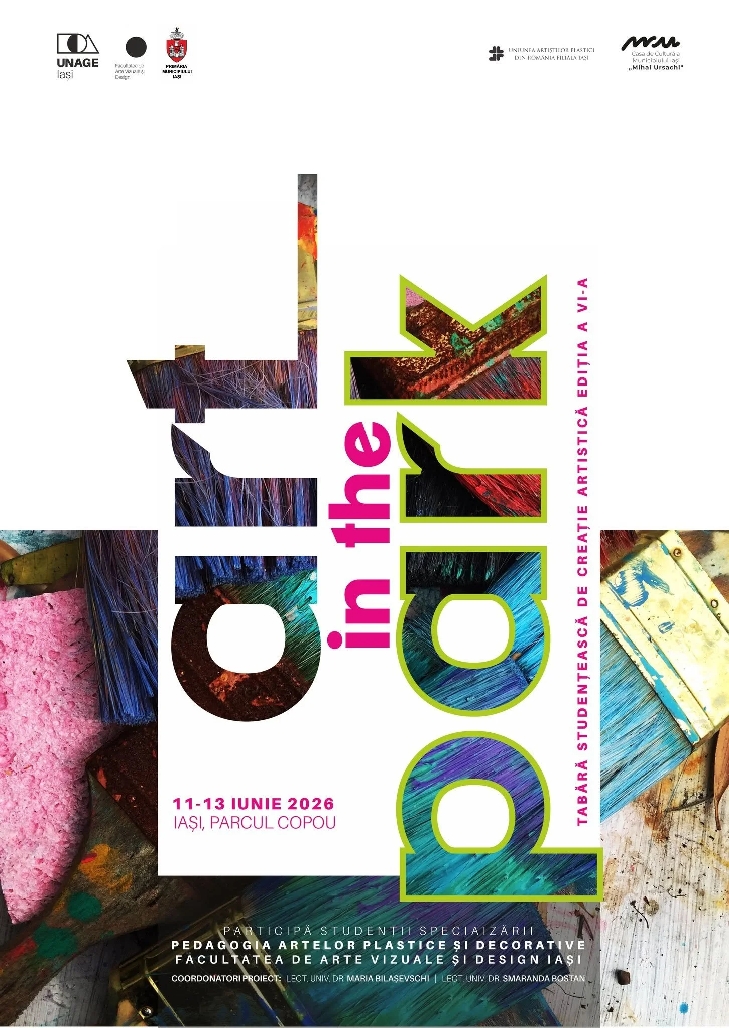 „Art in the Park”, în Parcul Copou, 11-13 iunie