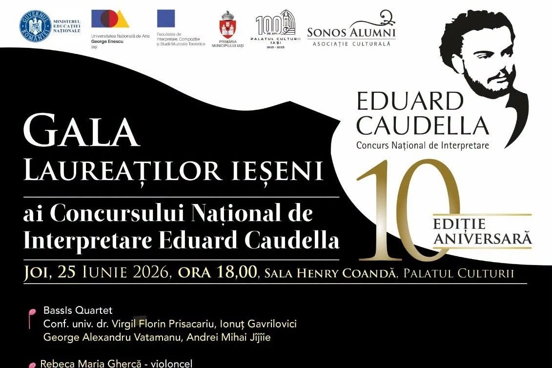 Gala Laureaților Ieșeni ai Concursului Național de Interpretare „Eduard Caudella”