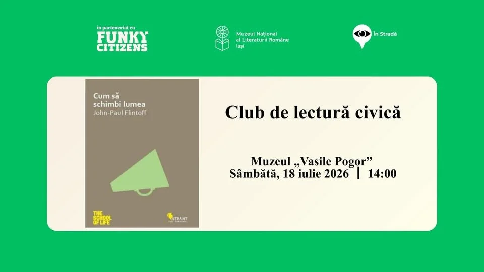 Club de lectură civică: „Cum să schimbi lumea” de John-Paul Flintoff