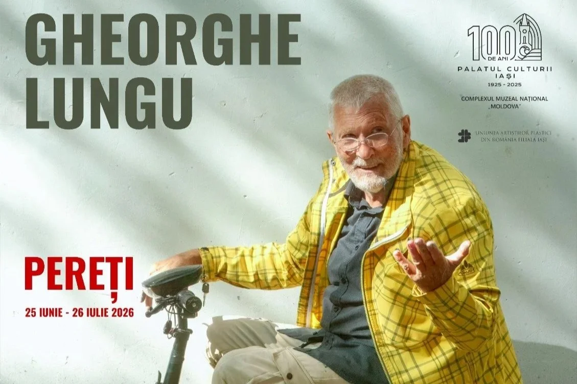 „Pereți”, o expoziție de Gheorghe Lungu la Palatul Culturii