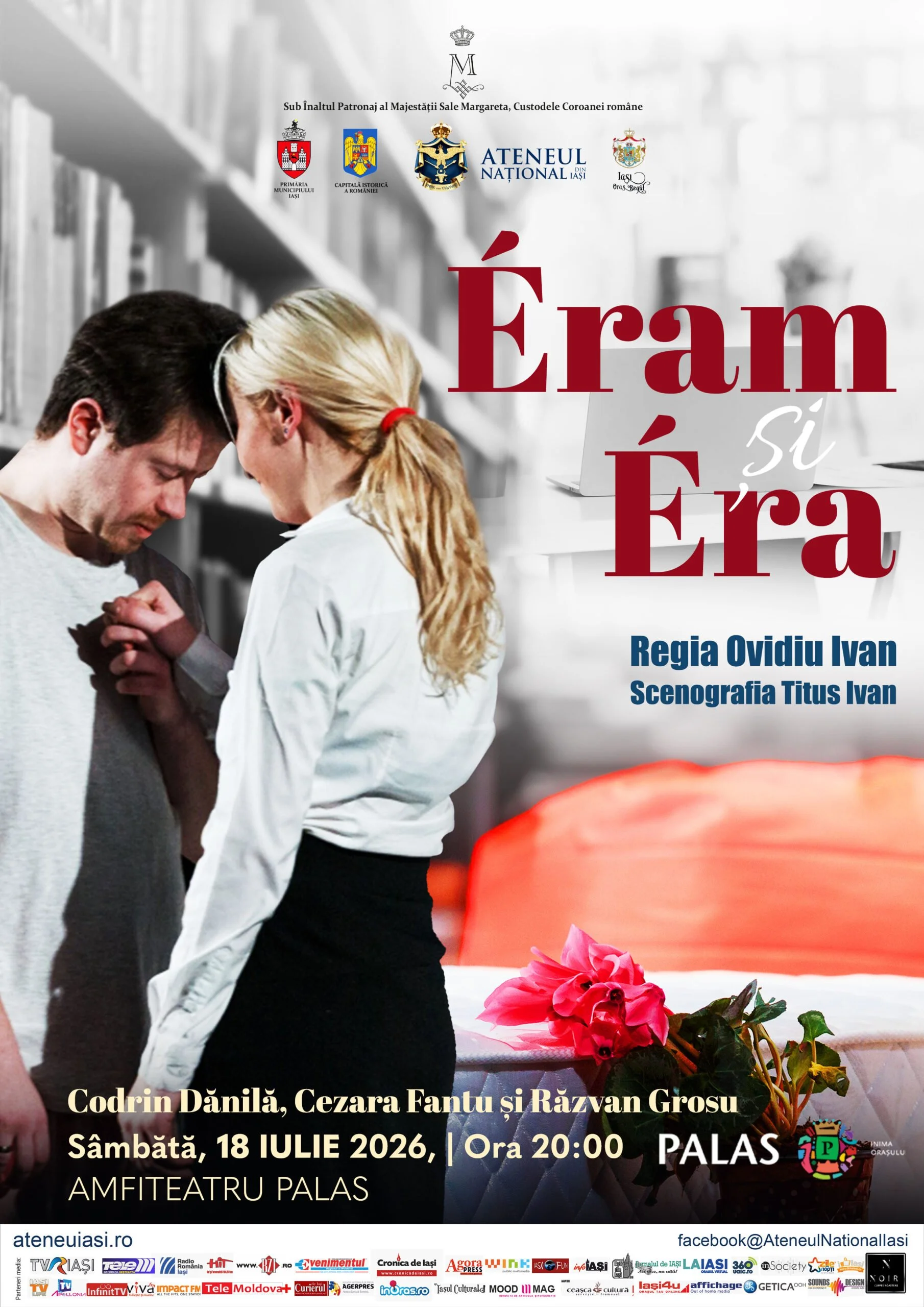 „Ѐram și Ѐra”, spectacol de teatru la Amfiteatrul Palas